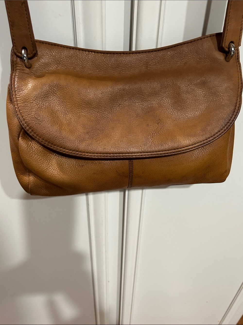 Vintage Rolf’s Leather Crossbody Bag in Brown